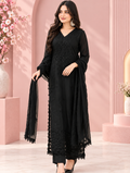 Zariyaan's Black Heavy Embroidery Worked Suit