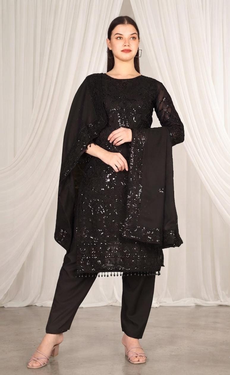 Zariyaan's Heavy Sequence 3 Pcs Suit