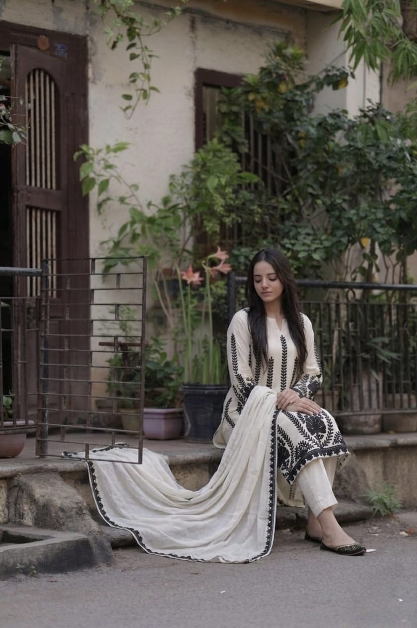 Zariyaan LATEST 3pc KURTA SET